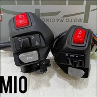 【24H Ship】1Pair of AEROX Domino Handle Switch With Hazard Light Switch For Aerox / MIO Left+Right