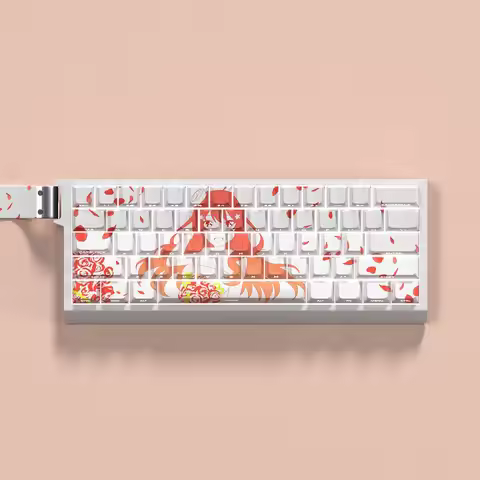 64 Keys Nakano Itsuki Keycaps Anime Side Print Keyboard Cap PBT Cherry Profile Key Caps for Mechanic