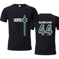 [summer shirts ] Hamilton F1 Fan Short Sleeve 44 Logo T-shirt  2026 Summer  Fashion   Motorcycle Rac