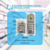 MEDIC Elastic Crepe Bandage 10cmX4.5m |  7.5cmX4.5m -Stretched