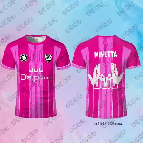 JUL Maillot TOTO Et Ninetta Jerseys Men's T-shirts Rap Culture Printed Summer Football Training Unif