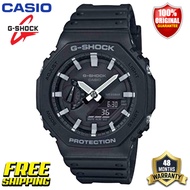 G-Shock GA2100 ของแท้ผู้ชายกีฬานาฬิกาเซ็นเซอร์คู่เคลื่อนไหวกลางแจ้งกันกระแทกกันน้ำโคลนอัตโนมัติยกไฟรับประกันสี่ปี GA-2100-1A