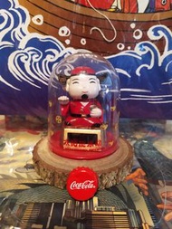 太陽能可動 財神爺 搖頭公仔