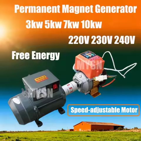 3KW 5KW10KW Current Generator 7KW Brushless Permanent Magnet Generator 220V Alternator With Variable