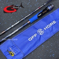 【Jom Pancing】GTECH OFFSHORE CARBON JIGGING BOTTOM SPINNING FISHING ROD, JORAN MANCING MEKONG KELI KE