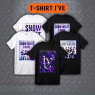 Baju IVE Inspired T-Shirt Wonyoung Liz Yujin Gaeul Lesseo Rei Fans Tee Shirt Unisex Short Sleeve Cot