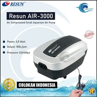 AERATOR Resun AIR 3000 Air Pump Aquarium Aerator Air Pump Plug Indonesia