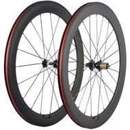 60mm 25mm U Shape Clincher Bicyce Carbon Wheels 700C Road Bike Carbon Wheelset Novatec 171 Hub