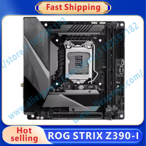 GAMING Mini-ITX Motherboard LGA 1151 2×DDR4 M.2 PCI-E 3.0 USB3.1 HDMI ROG STRIX Z390-I Z390 Motherbo