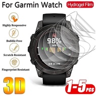 5PCS Hydrogel Protective Film for Garmin Fenix 8/E 51mm 47mm Film HD Anti-scratch Full Coverage Feni