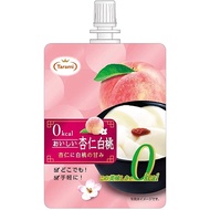 TARAMI Oishii Annin Almond Jelly and White Peach Flavor 0kcal Jelly Drink 150g x 6 pcs Direct from J