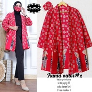 Outer Batik Wanita Korean Style Kekinian Modern ( Cardigan/Auter Korea )