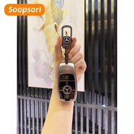 Soopsori For Mercedes Benz key cover A Class B Class C Class E Class S Class EQA EQC GLA GLB GLC GLC