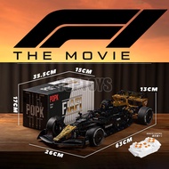 F1: The Movie Apx-GP Electroplated Gold F1 Remote Control Building Block F1 Race Car 1:8 Scale Reali