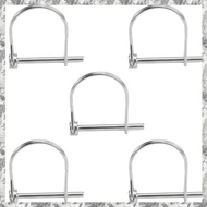 [I O J E] 5PCS 4.8*50mm Steel Pin D Arch Wire Shaft Locking Lock Pin Safety Coupler Retainer Farm Tr