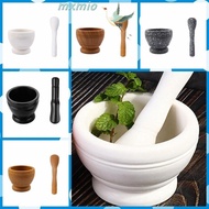 MXMIO Mortar Pestle Set, Manual Multi-function Mashing Medicine Pot, Pressing Garlic PP Durable Lightweight Stone Mortar Spice