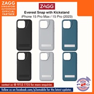 ZAGG Everest Snap with Kickstand (MagSnap) Case for Phone 15 Pro Max (6.7” 2023) / Phone 15 Pro (6.1