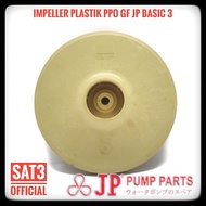 Impeller plastik pompa air Grundfos GF JP Basic 3