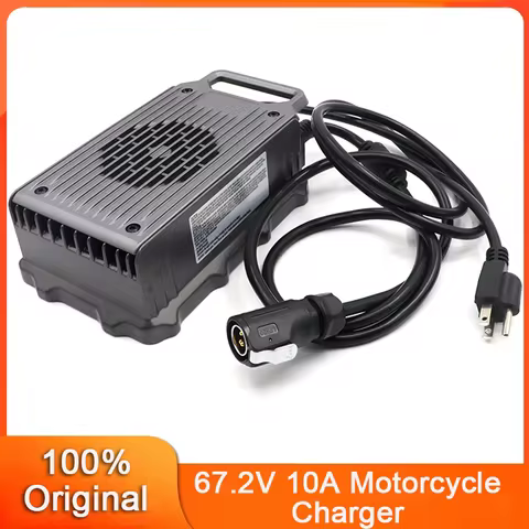 67.2V 10A Fast Charger for E-Motorcycle Surron Light Bee X,Segway X260 DirtBike,79BIKE FALCON M,3pin