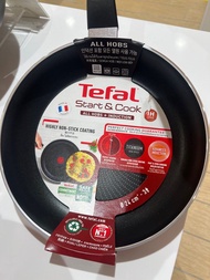 法國製造 特福 Tefal wok 24/28cm 易潔煎pan 易潔深鍋鑊 non-stick 不連蓋