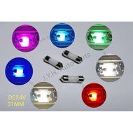 24V Room Lamp Led Roof Lamp Led Lorry Bulb 24V 31MM Long 24V LED BULB