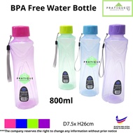 800ml Water Bottle Round BPA Free Premium / Air Botol 800ml BPA Free