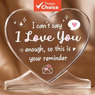 Romantic Love Reminder Desk Decor Anniversary Valentine's Day Gift for Her Him