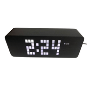 INOVA นาฬิกาตั้งโต๊ะ LED CSL030-WH สีดำ