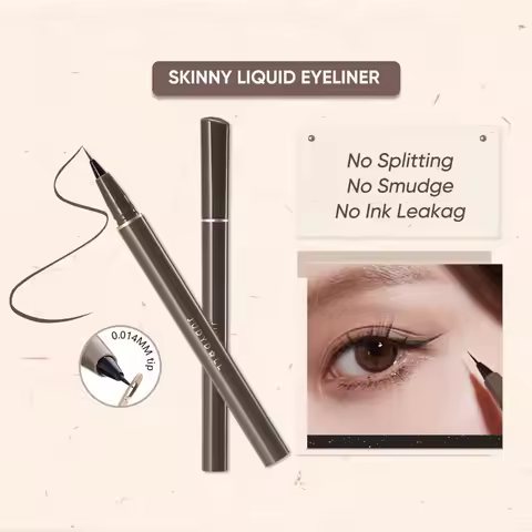 Judydoll Liquid Eyeliner, Ultra Fine Liquid Eyeliner Waterproof with Smooth Strong Fibres, Smudge-pr