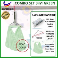 ALAT-alat buaian hanger ,kain buaian  Rugby Spring & Safety Belt For Baby newborn or 10kgs To 20kgs 