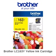 Brother LC163Y Yellow Ink Cartridge DCP-J152W DCP-J552DW DCP-J752DW MFC-J245 MFC-J470DW MFC-J650DW M