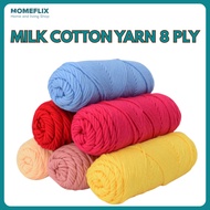 100g Milk Cotton Yarn Wool Yarn 8-ply yarn Thread for Hand Knitting Scarf Wool Handmade Crochet Croc