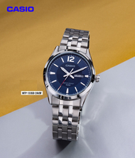 นาฬิกา Casio รุ่น MTP-1335D-2A นาฬิกาข้อมือสุภาพบุรุษ สายสแตนเลส หน้าปัดสีน้ำเงินเข้ม - มั่นใจ ของแท้ 100% รับประกันสินค้า 1 ปีเต็ม