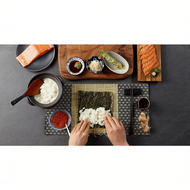 [KOREA] 50's Garimi Sushi Nori Gimbap Roasted Seaweed 50pcs Full Cut (HALAL) Vegan Vegetarian