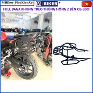 Baga cb500f, cbr500, rear bag cb500f, rear port cb500f, genuine mbiker