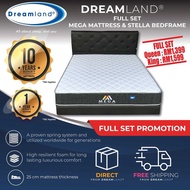 Dreamland Mega Mattress with Bedframe