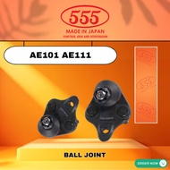 100% BRAND 555 JAPAN LOWER ARM BALL JOINT SB2962 FOR AE101 AE111