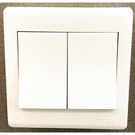 S-8212 2 GANG 1 WAY SWITCH SOCKET