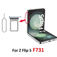 For Samsung Galaxy Z Flip 5 F731 F731B F731U F731W F731N SIM Chip Card Tray Slot Holder Pocket Z Fli