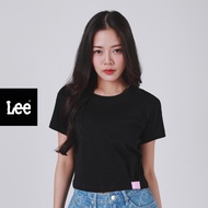 LEE เสื้อยืดแขนสั้นผู้หญิง คอลเลคชั่น Lee Pink ทรง Cropped รุ่น LE S225WTSSN34