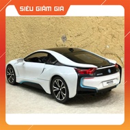 [hcm] [hcm] BMW I8 1:24 metal toy car model with led