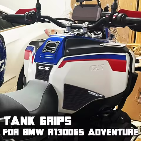R1300GS Adventure Motorcycle Rubber Tank Grips for BMW R1300GSA R 1300 GS ADV Fuel Tank Pads R1300 G