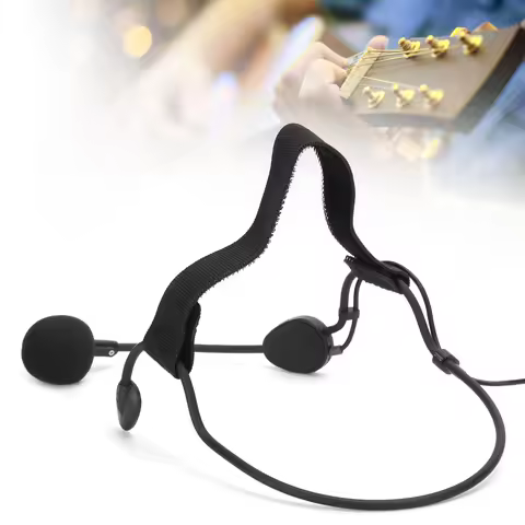 Microphone Dynamic Earhook Microphone 6.35MM Jack Earhook Microphone Dynamic Microphone for WH20TQG 