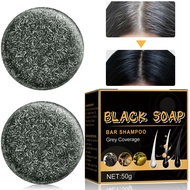 TPTAL Gray Reverse Bar,Cover Gray Hair Bar Soap,Natural Hair Darkening Shampoo Bar for Coverage Gray