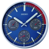 [Powermatic] Seiko Clock Blue Dial Round Wall Clock QXA822 QXA822S