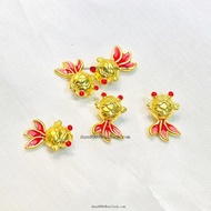 จี้ปลาทอง ทองแท้(99.99%) หนัก(0.10g)