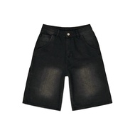 SLYQ TEDDY BERMUDA DENIM JORTS PANTS กางเกงยีนส์ขาสั้นสามส่วนยาวเหนือเข่า เอวสูง