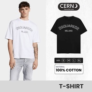 CERNO DSQUARED2 Milano Loose Form Unisex Thick High Quality Cotton T-Shirt