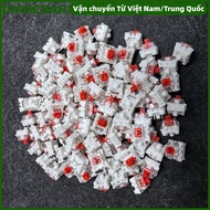 OMXILOYI 20Pcs Mechanical Keyboard Switches, Plastic Dustproof Keyboard Switches,  Silent Linear Cli