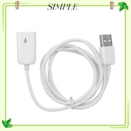 SIMPLESHOP 1M-3ft USB 2.0 White Audio Electronic Male To Female Cord